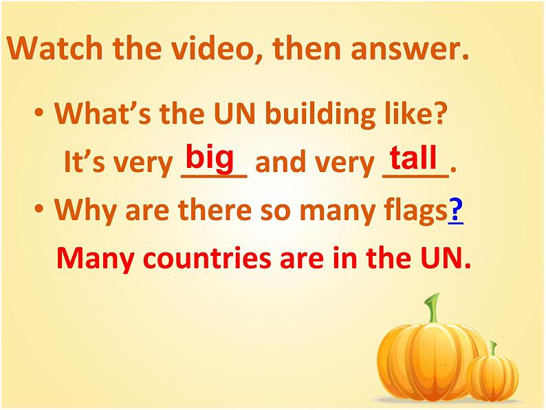 外研版(一起)六上Module 9《Unit 1 Do you want to visit the UN building》ppt课件2第7页