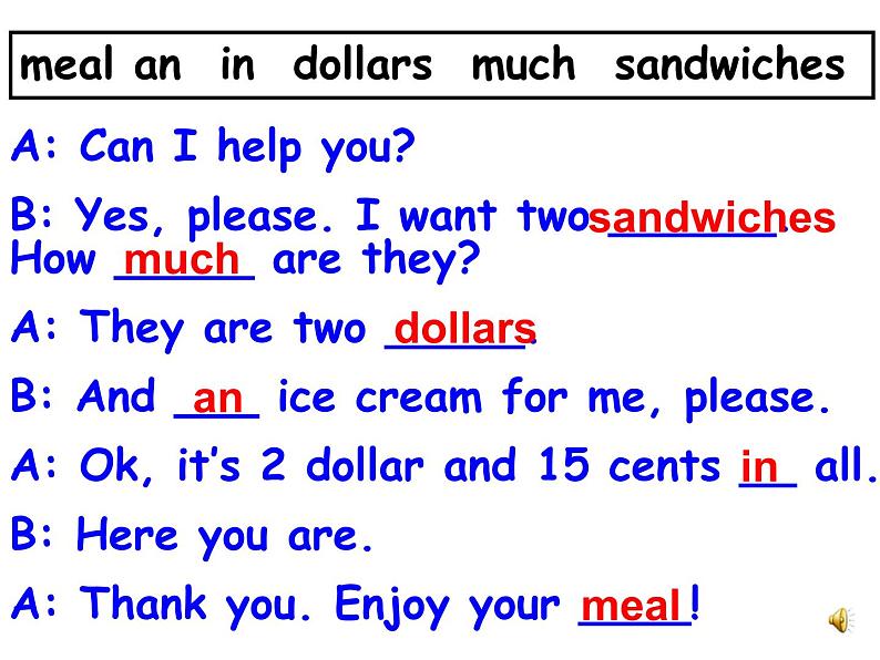 外研版一起小学英语六下《Module 1Unit 2 What do you want to eat》PPT课件 (2)第3页