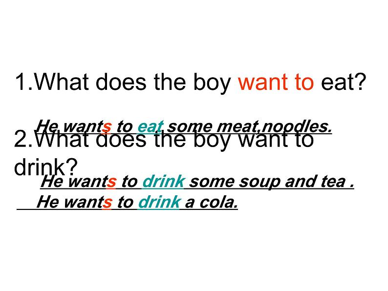 外研版一起小学英语六下《Module 1Unit 2 What do you want to eat》PPT课件 (2)第8页