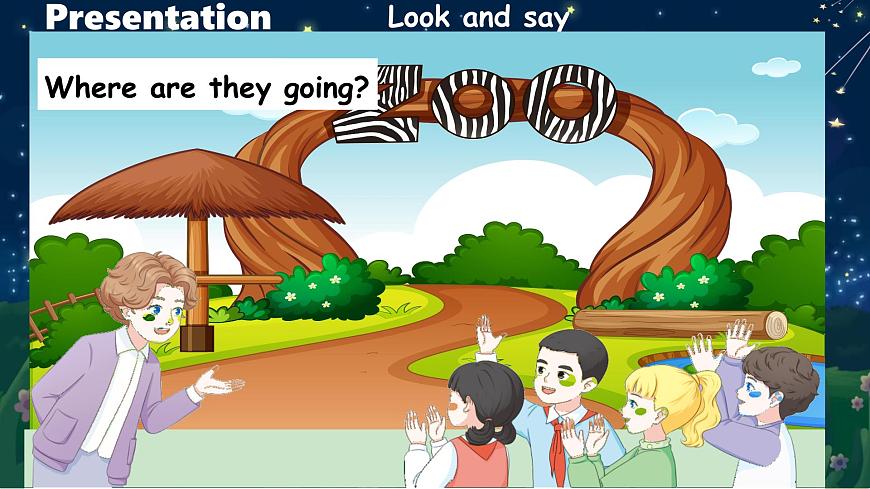 unit3 第4課時(shí) Part B Let's talk&Play hand shadows-（教學(xué)課件）第8頁