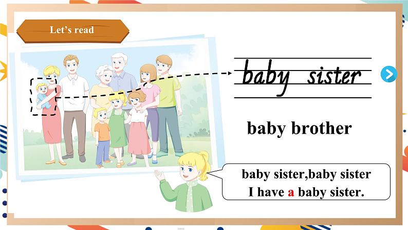 人教pep版英语三年级上册Unit2 Different families Part B Let's learn & Listen and chant课件+单元整体设计+素材07