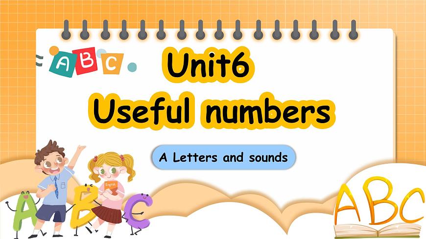 Unit6 A Letters and sounds第1頁