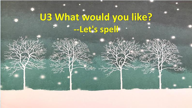 Unit 3 What would you like--A Let's spell(课件)-2024-2025学年人教PEP版英语五年级上册第1页
