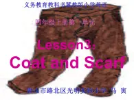 冀教版(三起)英语四年级上册 Unit 1 Lesson3 Coat and Scarf课件