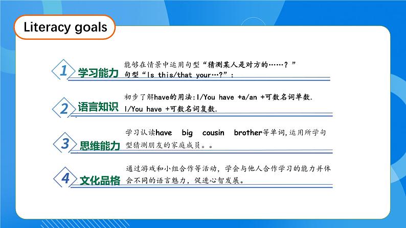 三上PEP2024版Unit 2 B Let’s talk核心素养课件第4页