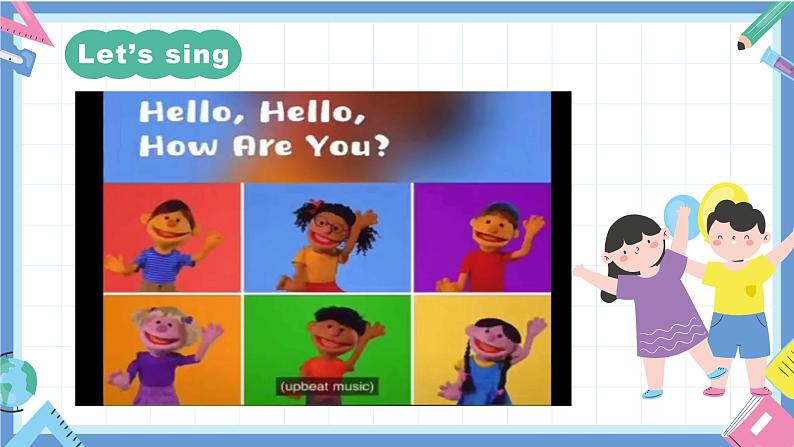 一年级英语上学期(人教PEP版2024) Unit 1 Hello!Lesson 3 课件第4页
