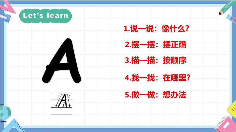 一年级英语上学期(人教PEP版2024) Unit 1 Hello!Lesson 4 课件第5页