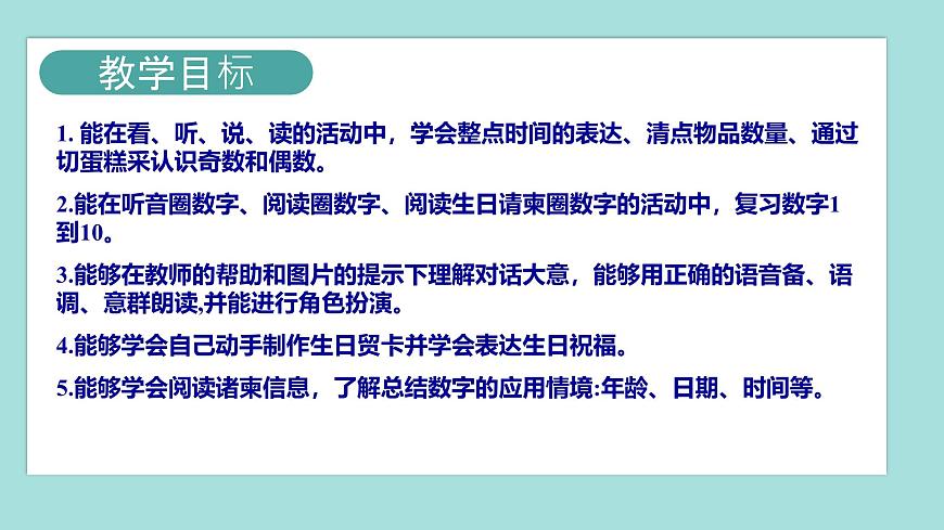 Unit 6 Useful numbers 第4課時 Part Start to read＆Part C(教學課件) 第2頁