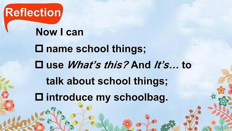 Unit 4 My School things 第4课时 (Phonics & Reflection) (课件+素材)-2024-2025学年Join in 外研剑桥英语(2024)三年级上册第6页