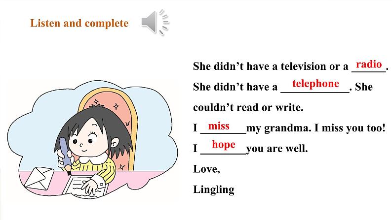 外研版五下 Module 1 Unit 2 She didn't have a television. 课件第6页