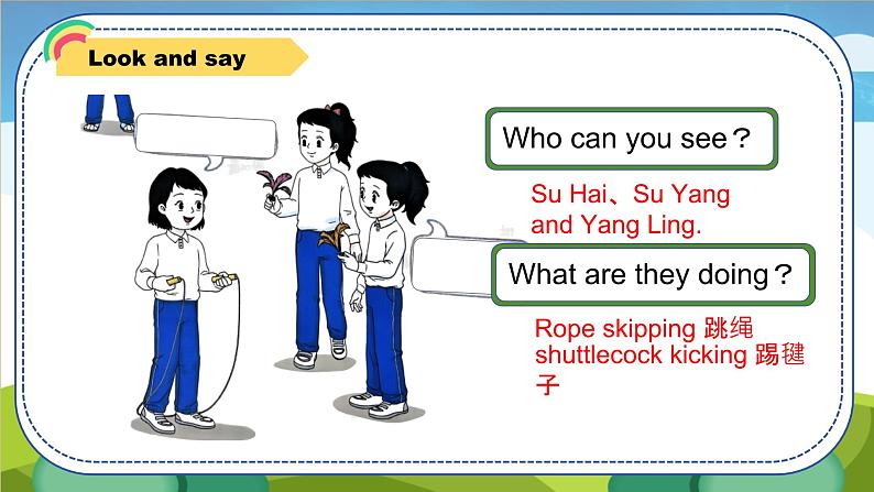 三上英语译林新版Unit 3 Are you Su Hai?Lead in Cartoon time教学课件第8页