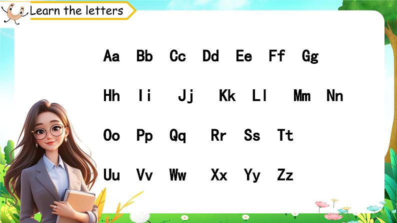 2024新人教版PEP小学英语三年级上册 Unit1 Part A Letters and sounds课件(内嵌音视频)04