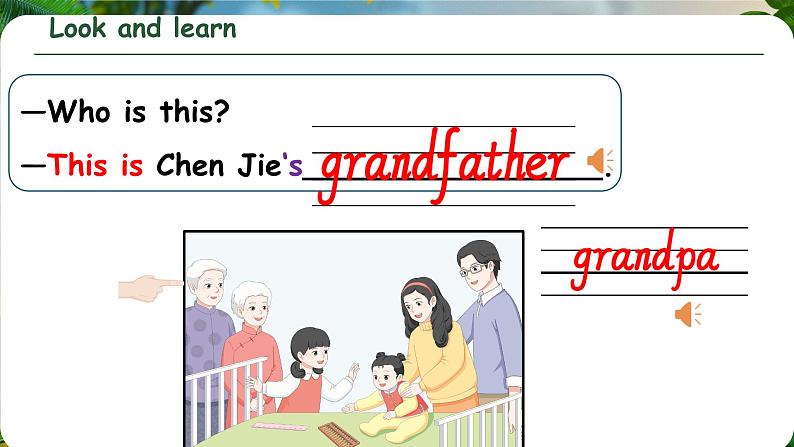 2024新人教版PEP小学英语三年级上册 Unit2 Part A Let's talk&Let's learn课件(内嵌音视频)第8页