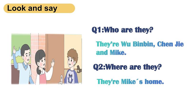 2024新人教版PEP小学英语三年级上册 Unit3 PartA Let's talk&learn课件(内嵌音视频)05