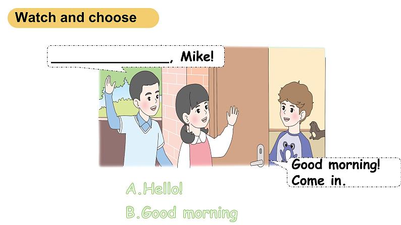 2024新人教版PEP小学英语三年级上册 Unit3 PartA Let's talk&learn课件(内嵌音视频)06