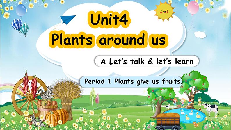 2024新人教版PEP小学英语三年级上册 Unit4 Part A Let's talk & Let's learn课件(内嵌音视频)01