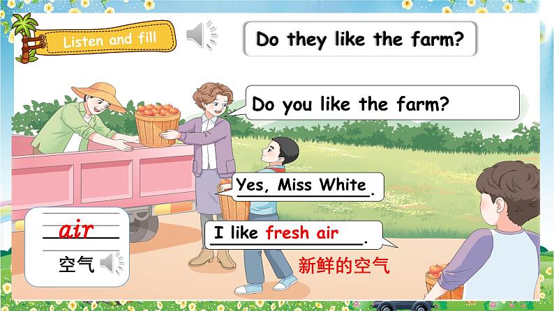 2024新人教版PEP小学英语三年级上册 Unit4 Part A Let's talk & Let's learn课件(内嵌音视频)07