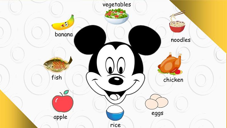 新起点人教版一年级下册英语U4 Food Lesson 1课件第8页