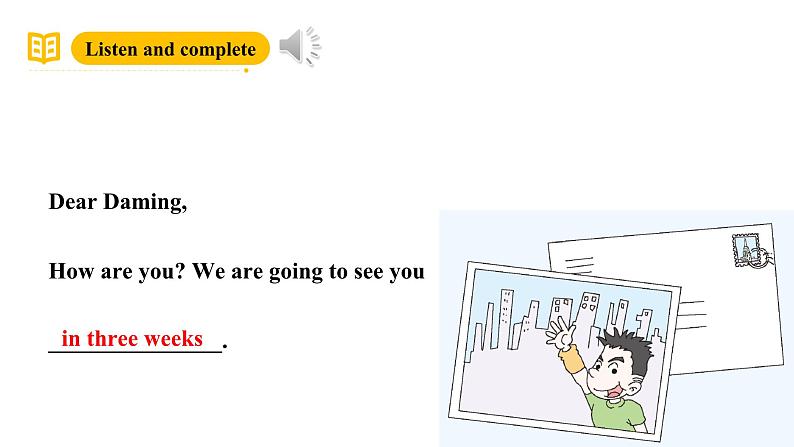 外研版(三起)英语五下 Module 9 Unit 2《Mum bought new T-shirts for you》课件+单元教案+音视频05