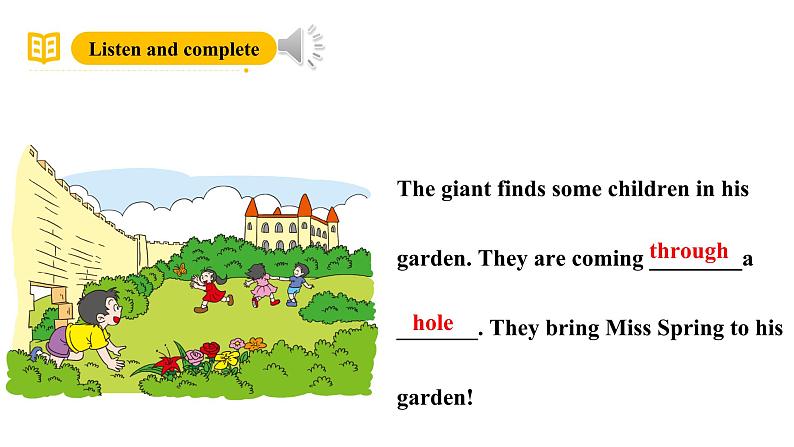 沪教牛津版(六三制一起)五下 Module 4 Unit 12《The giant's garden》Period 3 课件+单元教案+素材07