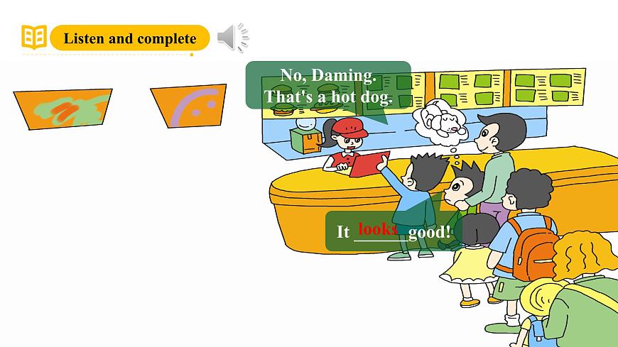外研版（三起）英語六下 Module 1 Unit 1《I want a hot dog, please》課件第6頁