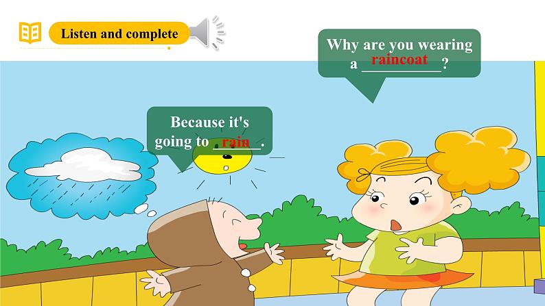 外研版(三起)英语六下 Module 8 Unit 2《Why are you wearing a hat?》课件第4页