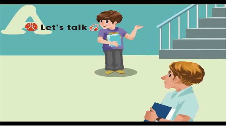 人教PEP英语四下 Unit1 My school A let's talk 课件第6页