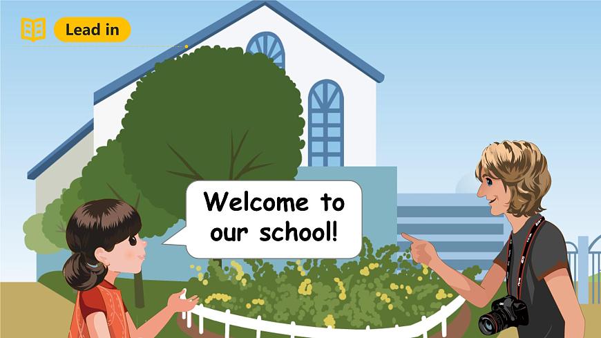人教PEP英語(yǔ)四下 Unit1 My school B let's talk 課件第5頁(yè)
