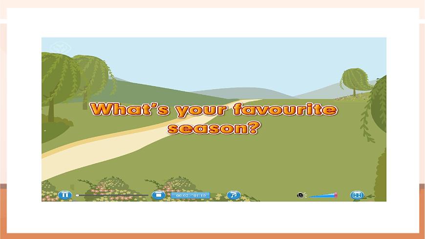 【精優(yōu)公開課】Unit 2 My favourite season PA Let's talk 課件第1頁