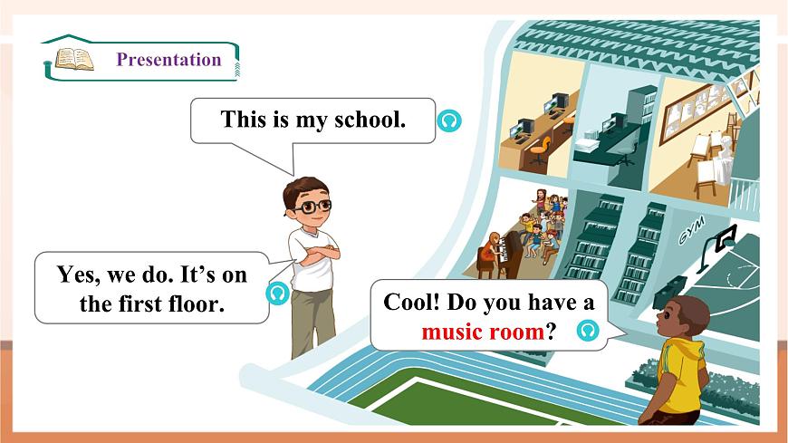 【精優(yōu)公開課】Unit 1 My school PB Let's learn 課件第6頁