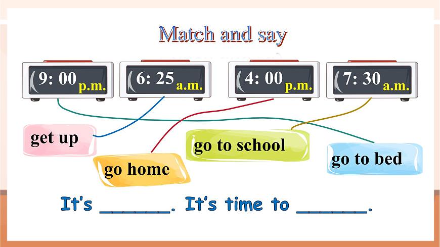 【精優(yōu)公開課】Unit 2 What time is it PB Read and write & PC Story time 課件第6頁
