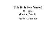 小学英语湘少版（2024）三年级下册Unit 10 Is he a farmer?完美版课件ppt