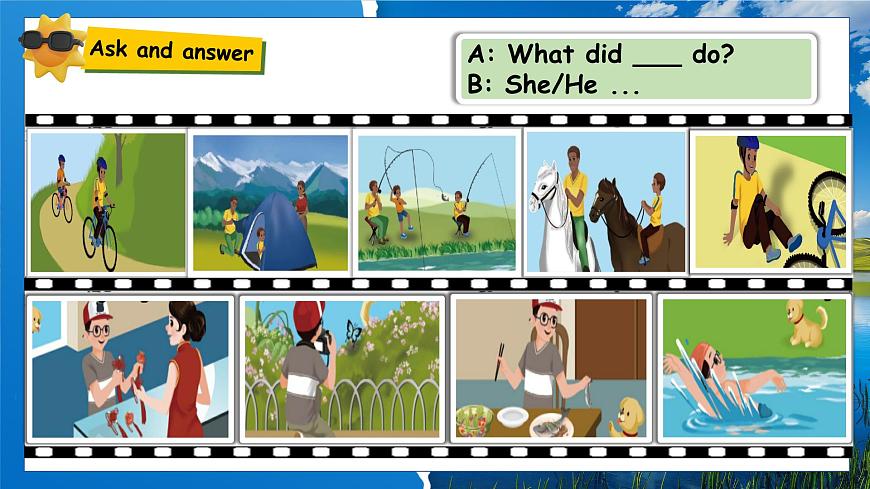 【核心素養(yǎng)-精品公開課】PEP版小學(xué)英語六年級下冊 《Unit3 Where did you go  PB  Read and write》課件第5頁