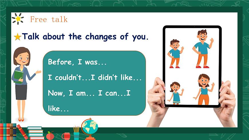 【核心素養(yǎng)-精品公開課】PEP版小學(xué)英語六年級下冊 《Unit 4 Then and now PB Let's talk》課件第4頁