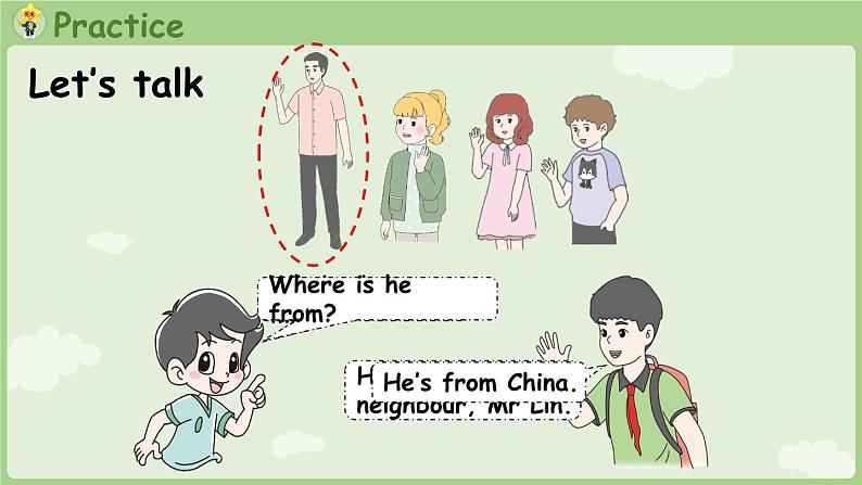 2025年春人教三年级英语上册 Unit 1 Meeting new people Part C 第7课时 Project(课件)第4页