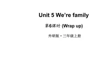 小学英语外研版(三起)2024三年级上册(2024)Unit 5 We're family教学课件ppt