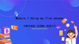 沪教牛津版（五四制）英语三下Module 1 Using my five senses Unit  2《Touching and feeling》课件