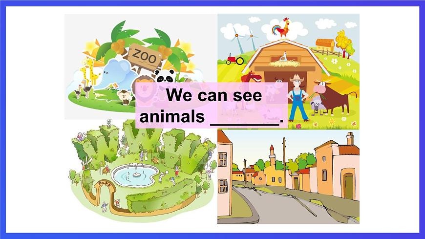 滬教牛津版（五四制）英語(yǔ)三下module 2 unit 1《animals period 1 animals in the zoo》課件第3頁(yè)