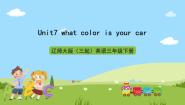 三年级下册Unit 7 What color is your cat?完美版ppt课件