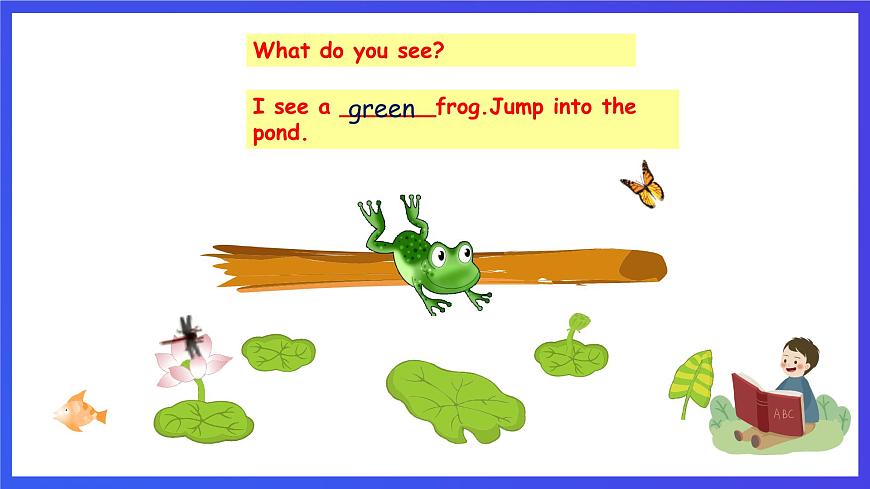 滬教牛津版（五四制）英語(yǔ)一下Module 1 Using my five senses Unit 1《Look and see Period 2》 課件第6頁(yè)