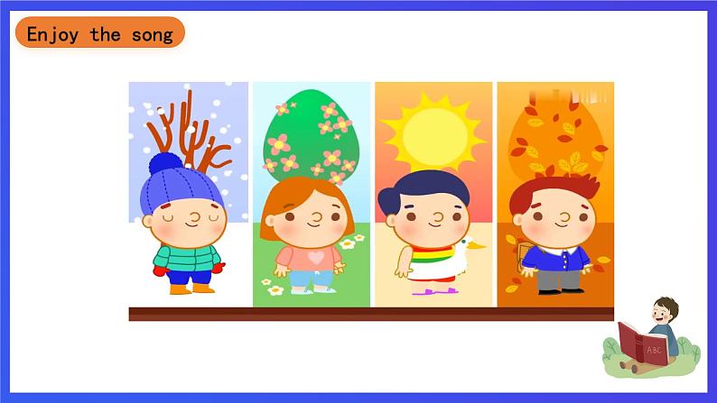 沪教牛津版(五四制)英语一下Module 3 Things around us Unit 1《Seasons Period 1》课件第3页