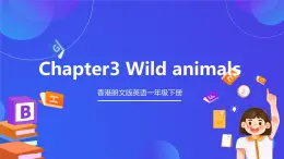 香港朗文版英语一年级下册 Chapter3《Wild animals》单词课件上