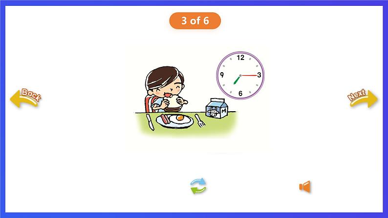 香港朗文版英语二年级下册 Chapter3《My day》单词课件第6页