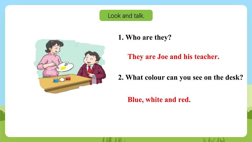 滬教牛津版（六三制一起）英語三下 Unit 1《Colours》Say and act  Review the letters 課件第8頁