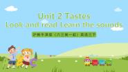 沪教牛津版(六三制一起)(2024)三年级下册unit2 Tastes精品ppt课件