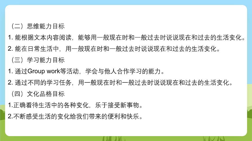 滬教牛津版（六三制一起）英語六下 Unit 2《Changes in our》lives Look and learn Do a survey 課件第3頁