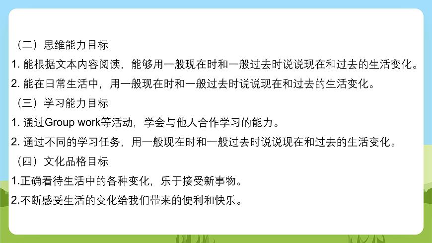 滬教牛津版（六三制一起）英語(yǔ)六下 Unit 2《Changes in our》lives Read a story Learn the sounds 課件第3頁(yè)
