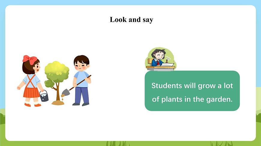 滬教牛津版（六三制一起）英語六下 Unit 3《Our school in the future》Look and learn 課件第5頁