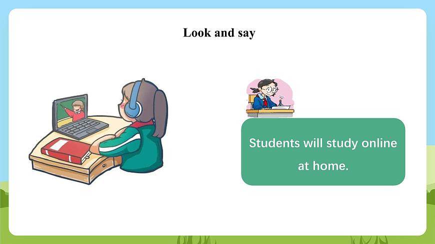 滬教牛津版（六三制一起）英語六下 Unit 3《Our school in the future》Look and learn 課件第7頁