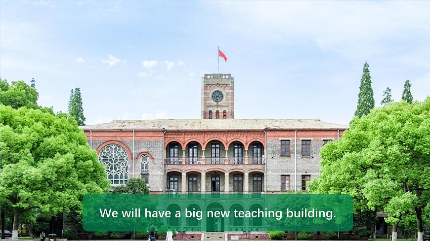 滬教牛津版（六三制一起）英語(yǔ)六下 Unit 3《Our school in the future》Look and read 課件第5頁(yè)